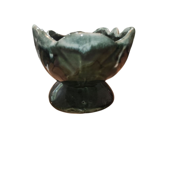 McCoy Vintage Pottery . Large Green Drip Shell Pattern. Excellent Condition - Picture 5 of 6